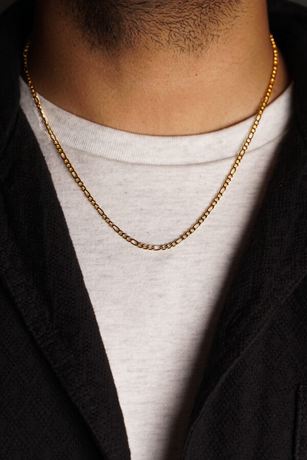 Figaro Chain (Gold) - Image 3