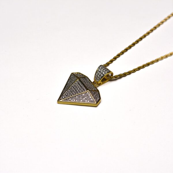LVRG diamond pendant