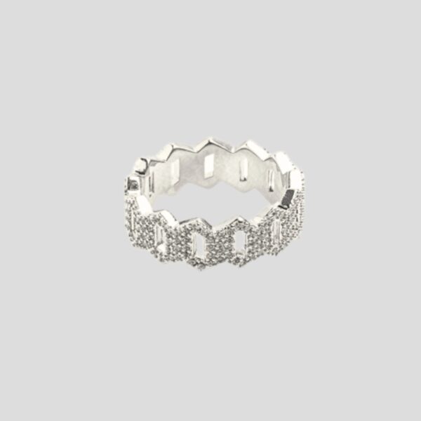 Iced Out Infinity Ring