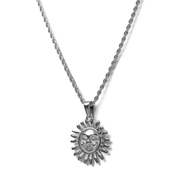 SUn pendant silver