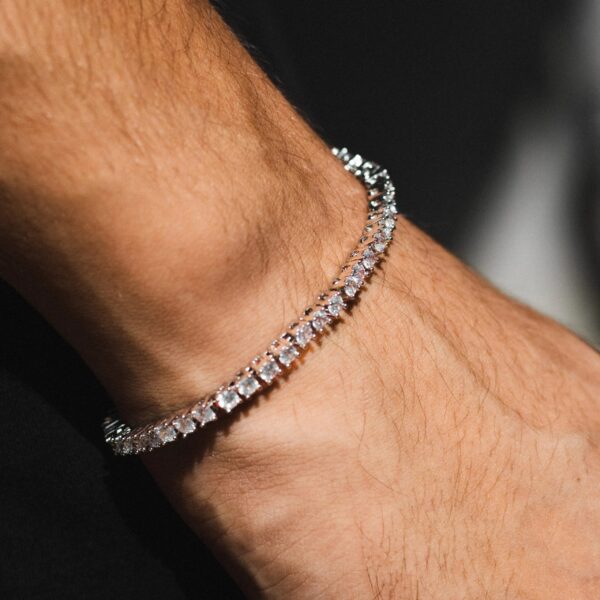 Tennis Bracelet (Silver)